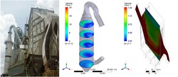 CFD Analysis: Gas-Distribution GCT & Precipitator Application Cement Plant - Philippines